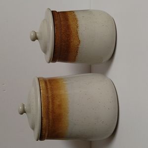 Small McCoy Lidded Ceramic Canister